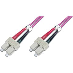 Digitus Patchcord światłowodowy, OM4, SC-SC, 3m (DK-2522-03-4)