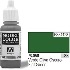 Vallejo VALLEJO Farba Nr83 Flat Green Matt 17ml - 70968