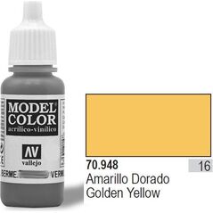 Vallejo Farba Nr16 Golden Yellow 17ml - 70948