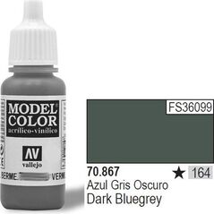 Vallejo Farba Nr164 Dark Blue Grey 17ml - 70867