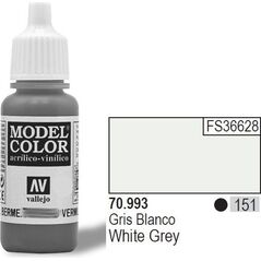Vallejo Farba Nr151 White Grey Matt 17ml - 70993