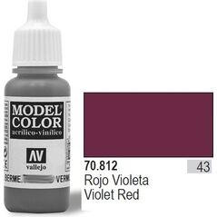 Vallejo Farba Nr43 Violet Red Matt 17ml - 70812