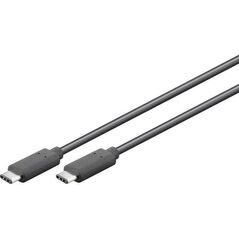 Kabel USB Goobay USB-C - 0.5 m Czarny (67975)