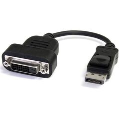 Adapter AV StarTech DisplayPort - DVI-D 0.2m czarny (DP2DVIS)