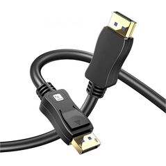 Kabel Techly Techly Kabel DisplayPort 2.1 4K*120Hz 54G 3m Czarny DP-DP M/M
