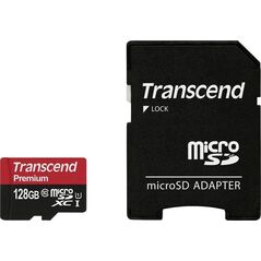 Karta Transcend Premium MicroSDXC 128 GB Class 10 UHS-I/U1  (TS128GUSDU1)