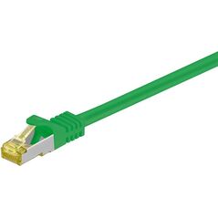 Patchcord S/FTP, Cat7, 1.5m, zielony (91595)