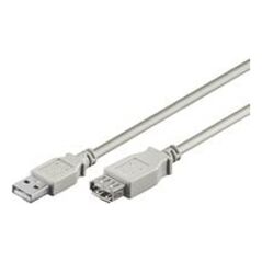 Kabel USB Goobay USB-A - 0.3 m Szary (68621)