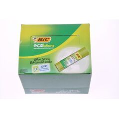 Bic KLEJ BIC GLUE STICK ECOLUTIONS 21 G PUDEŁKO 20 SZT - 892345