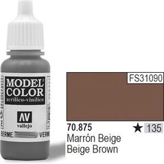 Vallejo Farba Nr135 Beige Brown 17ml (70875)