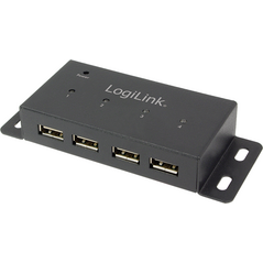 HUB USB LogiLink 4x USB-A 2.0 (UA0141A)