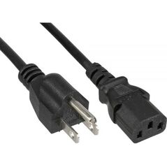 Kabel zasilający InLine USA do IEC C13, 1.8m (16652U)