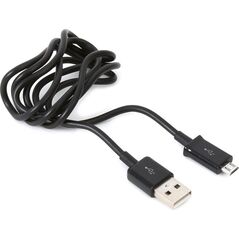 Kabel USB Platinet USB-A - microUSB 1 m Czarny (PUC1MBB)