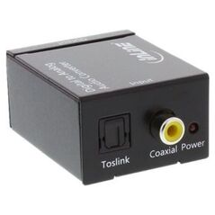 Adapter AV InLine Toslink - RCA (Cinch) czarny (65002)