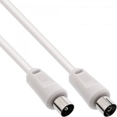 Kabel InLine Antenowy 3m biały (69403)