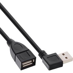 Kabel USB InLine USB-A - USB-A 2 m Czarny (34618R)
