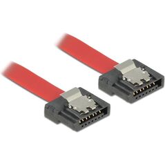 Delock SATA - SATA, 0.5m, Czerwony (83835)