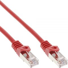 InLine Patchcord F/UTP, Cat.5e, czerwony 10m (71500R)