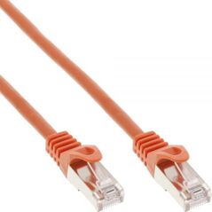 InLine Patchcord SF/UTP, Cat.5e, pomarańczowy 0.25m (72522O)