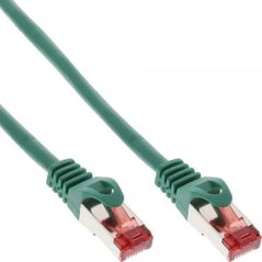 InLine RJ-45/RJ-45 S/FTP kat.6 Zielony 0.5m (76150G)