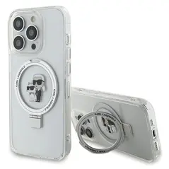 Karl Lagerfeld case for iPhone 15 Pro 6,1&quot; KLHMP15LHMRSKCH white HC MAGSAFE RINGSTAND KC 3666339168896
