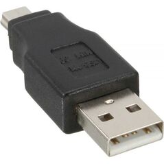 Adapter USB InLine miniUSB - USB Czarny  (33441C)
