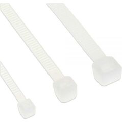 Organizer InLine Opaska zaciskowa Biały 100 sztuk  (59964G)