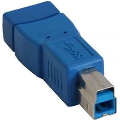 Adapter USB InLine USB - USB-B Niebieski  (35300D)