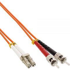 InLine Patchcord światłowodowy LC/ST, 50/125µm OM2 2m (88502)