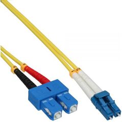 InLine Patchcord światłowodowy LC/SC, 9/125µm, OS2, 3m (88656N)