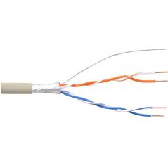 InLine Kabel Telefoniczny instalacyjny 4 żyły, 2x2x0.6mm, ekranowany, 100m (69980)