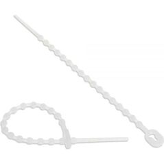Organizer InLine Opaska zaciskowa Biały 100 sztuk  (59977B)