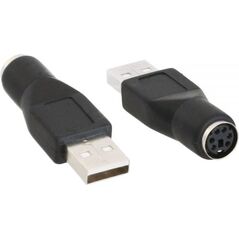 Adapter USB InLine USB - PS/2 Czarny  (33102K)