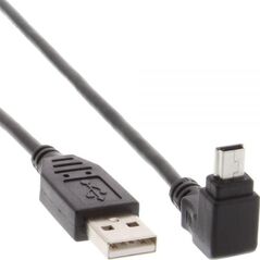 Kabel USB InLine USB-A - miniUSB 3 m Czarny (34130)