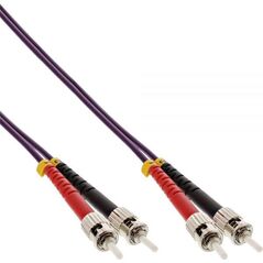 InLine Patchcord światłowodowy ST/ST, 50/125µm, OM4 5m (81505P)
