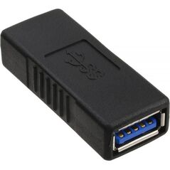 Adapter USB InLine USB - USB Czarny  (35300P)