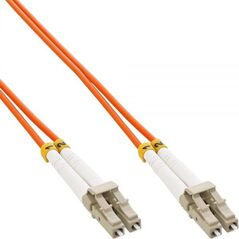InLine Patchcord światłowodowy LC/LC, 62.5/125µm, OM1, 0.5m (88634)