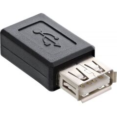Adapter USB InLine microUSB - USB Czarny  (31613)