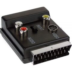 Adapter AV InLine Scart - RCA (Cinch) x3 + S-Video czarny (89959)