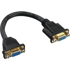 Adapter AV InLine D-Sub (VGA) - D-Sub (VGA) czarny (17302G)