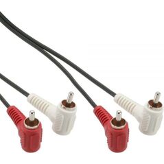 Kabel Intos RCA (Cinch) x2 - RCA (Cinch) x2 1.2m czarny (89929)