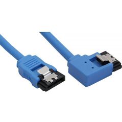 InLine SATA - SATA, 0.5m, Niebieski (27705L)