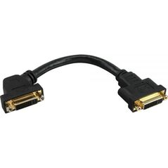 Adapter AV InLine DVI-I - DVI-I czarny (17301G)