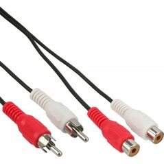Kabel Intos RCA (Cinch) x2 - RCA (Cinch) x2 5m czarny (89935)