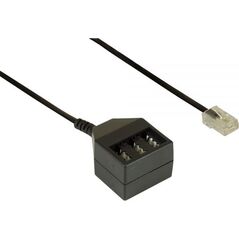 InLine Kabel adapter RJ45 męski do TAE NFN żeński, 0.2m (69942)