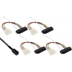 InLine SFF 8482 - SFF-8643, 1m, Wielokolorowy (27632B)