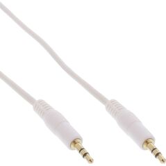 Kabel InLine Jack 3.5mm - Jack 3.5mm 3m biały (99938W)