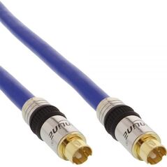 Kabel InLine S-Video - S-Video 5m niebieski (89951P)