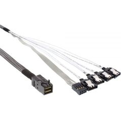InLine SFF 8643 - SATA x4, 1m, Szary (27630B)
