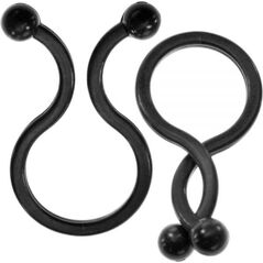 Organizer InLine Linka zaciskowa Czarny 10 sztuk  (59966I)